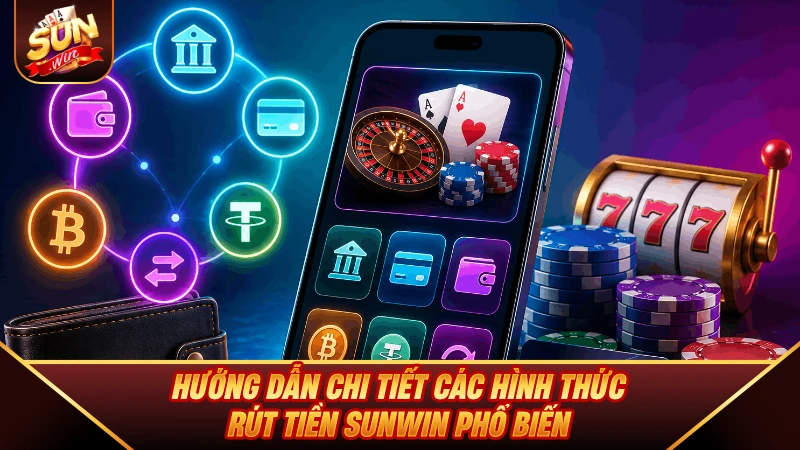 Hướng dẫn chi tiết các hình thức Rút Tiền SUNWIN phổ biến