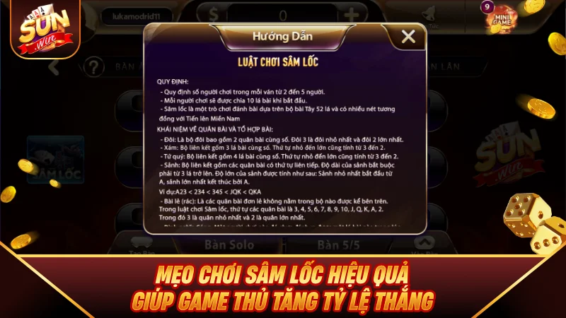 Mẹo chơi Sâm Lốc hiệu quả giúp game thủ tăng tỷ lệ thắng