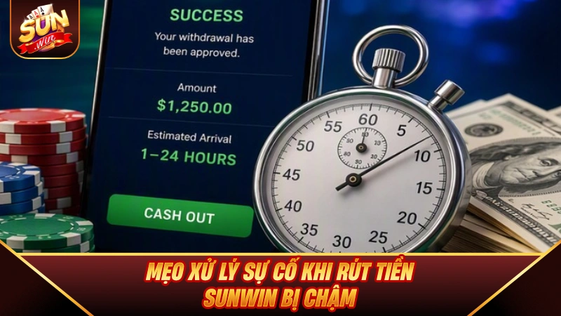 Mẹo xử lý sự cố khi Rút Tiền SUNWIN bị chậm